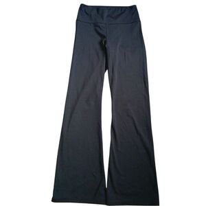 American Eagle The Everything Flare Pant Women Sz M Black Yoga Stretch Pull On